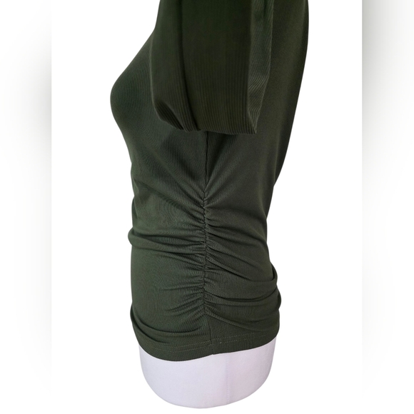 Cider Cinched Sides Flared Sleeves Top Size Medium - Picture 6 of 7